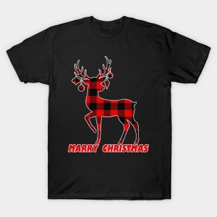 Buffalo Plaid Christmas T-Shirt